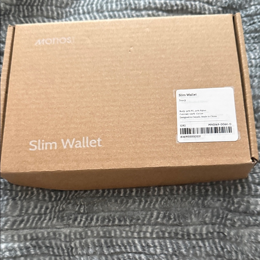 Monos Gray Money Clip
